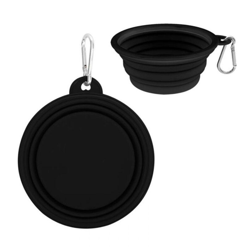 Custom Collapsible Pet Bowl w/Carabiner - 1