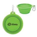 Custom Collapsible Pet Bowl w/Carabiner - 8