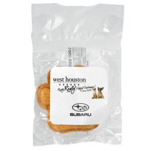 Custom Colorful Paw Print Dog Cookie