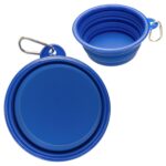 Custom Feed 'N Go Collapsible Pet Bowl with Carabiner - 3