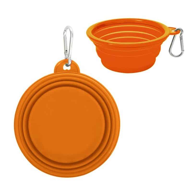 Custom Collapsible Pet Bowl w/Carabiner - 7