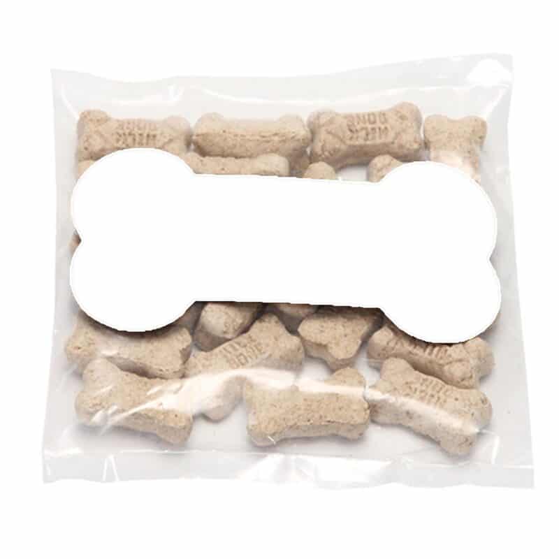 Custom Mini Snack Bag with Bone Magnet Pet Fill - 1