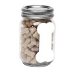 Custom Pint Jar with Bone Magnet Pet Fill - 1