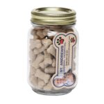 Custom Pint Jar with Bone Magnet Pet Fill