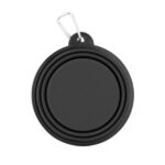 Custom Collapsible Silicone Pet Bowl w/Carabiner - 4