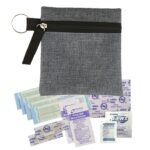 Custom Heathered First Aid Kit - 4