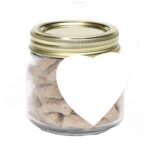 Custom Half Pint Jar w/ Heart Magnet Pet Fill - 1
