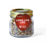 Custom Half Pint Jar w/ Heart Magnet Pet Fill