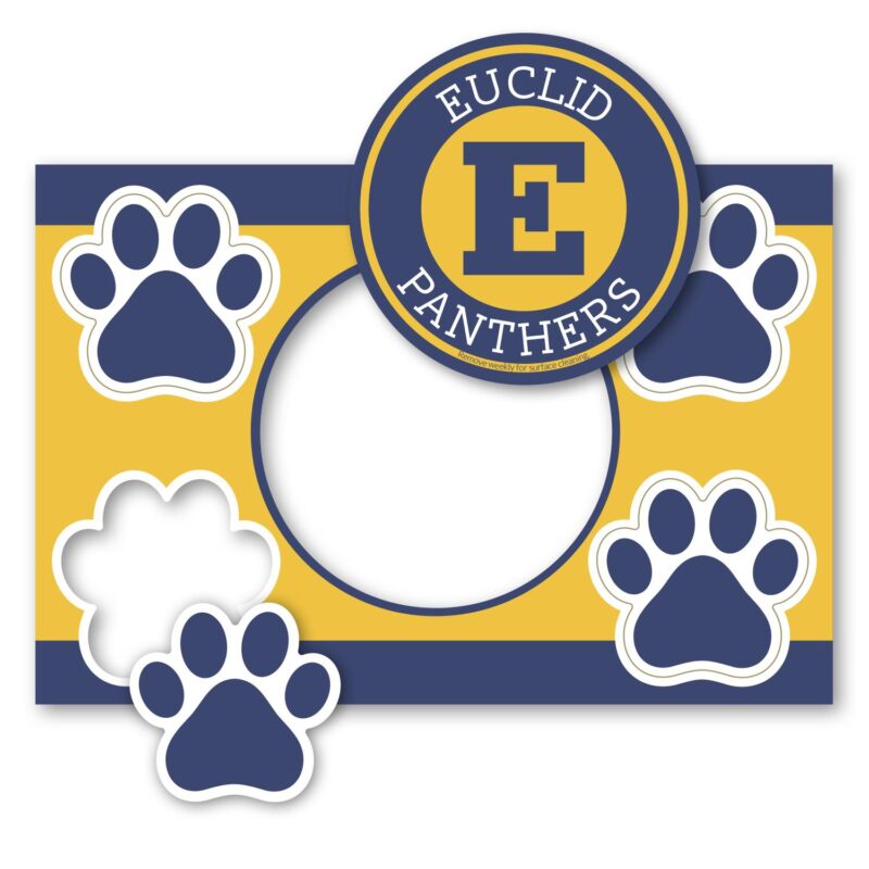 Custom 2 in1 Circle Car Magnet with 4 Paw Prints - 3