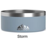 Custom Hydrapeak Pet Bowl - Non Slip Stainless Steel Pet Bowls for Water or Food - 5