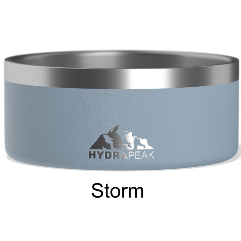 Custom Hydrapeak Pet Bowl - Non Slip Stainless Steel Pet Bowls for Water or Food - 5