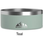 Custom Hydrapeak Pet Bowl - Non Slip Stainless Steel Pet Bowls for Water or Food - 6
