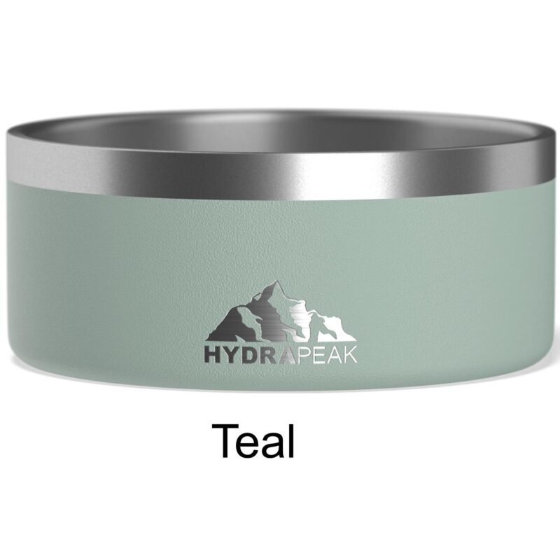 Custom Hydrapeak Pet Bowl - Non Slip Stainless Steel Pet Bowls for Water or Food - 6