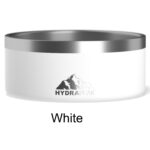 Custom Hydrapeak Pet Bowl - Non Slip Stainless Steel Pet Bowls for Water or Food - 7