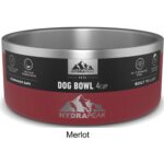 Custom Hydrapeak Pet Bowl - Non Slip Stainless Steel Pet Bowls for Water or Food - 8