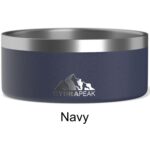 Custom Hydrapeak Pet Bowl - Non Slip Stainless Steel Pet Bowls for Water or Food - 9