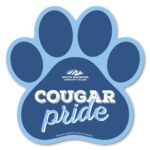 Custom Paw Print Car Magnet 5.75 x 5.75 - 4