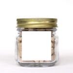 Custom Pint Jar w/ Square Magnet Pet Fill - 1