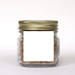 Custom Pint Jar w/ Square Magnet Pet Fill - 4
