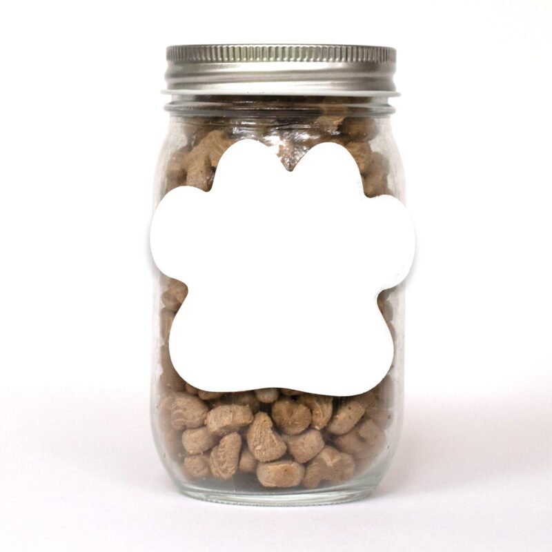Custom Pint Jar with Paw Magnet Pet Fill - 1