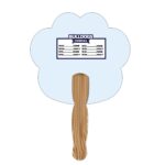 Custom Hand Held Paper Fan - Paw - 5