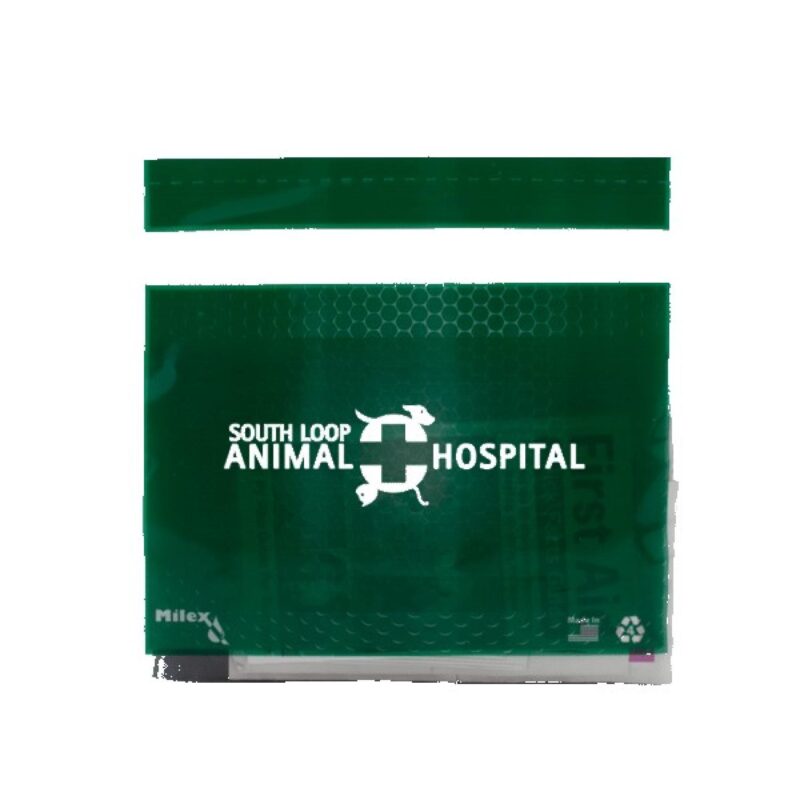 Custom Pet Safety & First Aid Kit in a Resealable Plastic Bag - 9