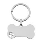 Custom Pet Bone Shape Keychain - 2
