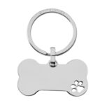Custom Pet Bone Shape Keychain - 4