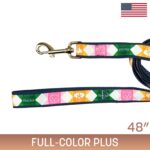 Custom 1" X 48" Sublimated Heavy Duty Pet Leash with Gold-Colored Hardware