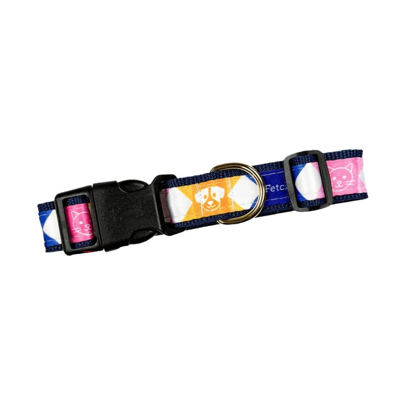 Custom 1" x 32" Sublimated Pet Collar with Nickel-plated Hardware