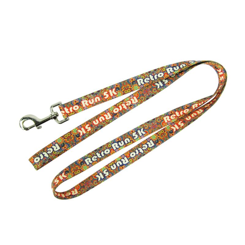 Custom 3/4" X 60" Dye Sublimated Full Color Pet Leash