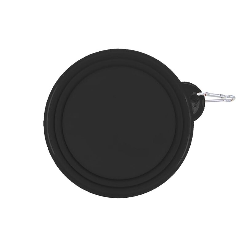 Custom 7" Collapsible Pet Bowl with Carabiner - 3
