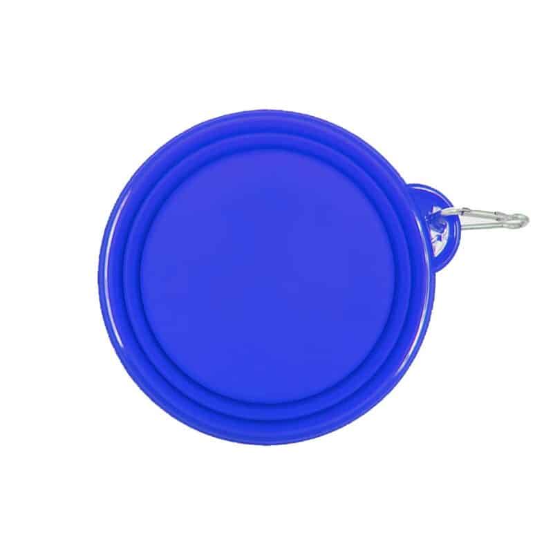Custom 7" Collapsible Pet Bowl with Carabiner - 5