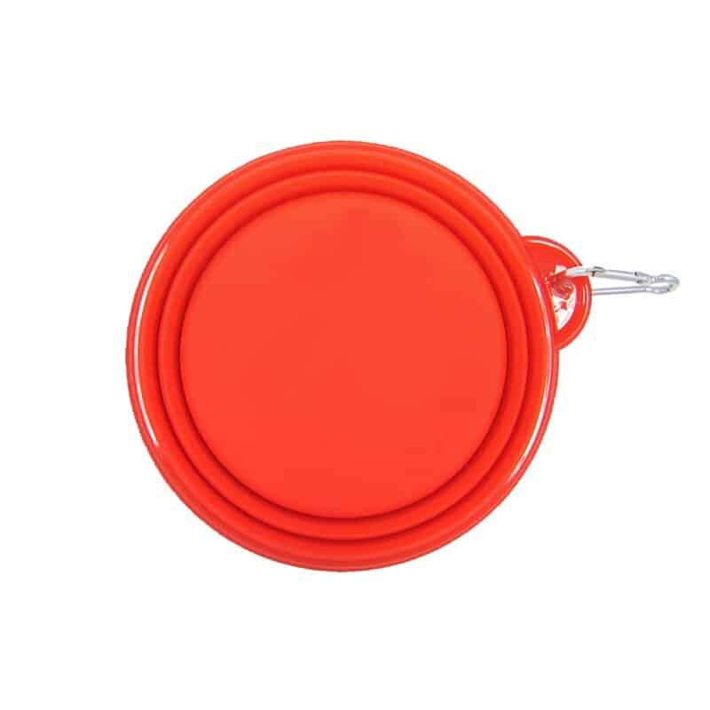 Custom 7" Collapsible Pet Bowl with Carabiner - 9