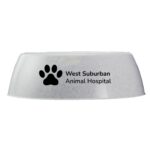 Custom 8" Plastic Pet Bowl - 2