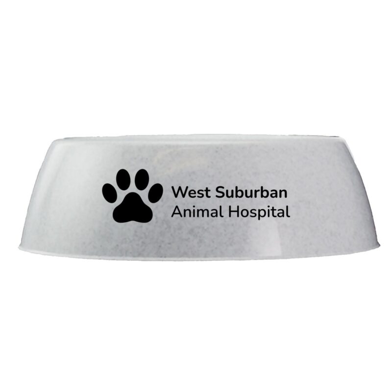 Custom 8" Plastic Pet Bowl - 2
