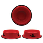 Custom 9" Stainless Steel Pet Bowl - 5