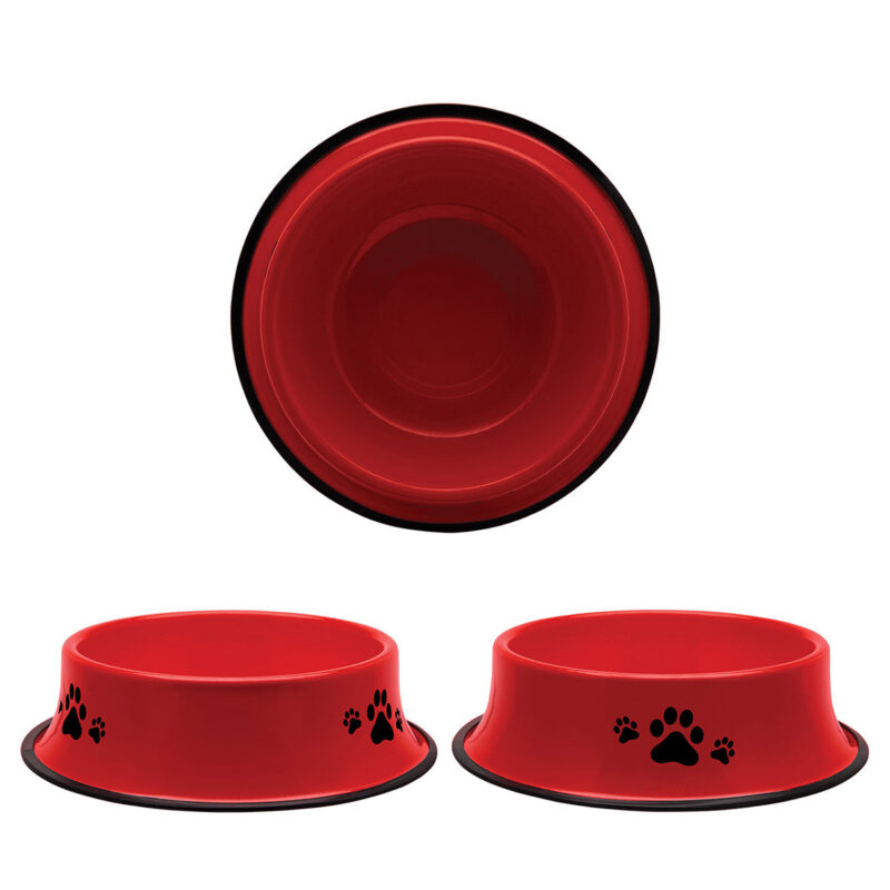 Custom 9" Stainless Steel Pet Bowl - 5