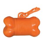 Custom Bone Shaped Pet Bag Dispenser - 1 Color Imprint - 9