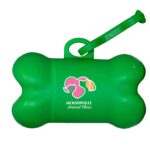 Custom Bone Shaped Pet Bag Dispenser - Full Color Sticker - 4