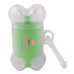 Custom Clear Bone Shaped Pet Bag Dispenser - Full Color Sticker - 2