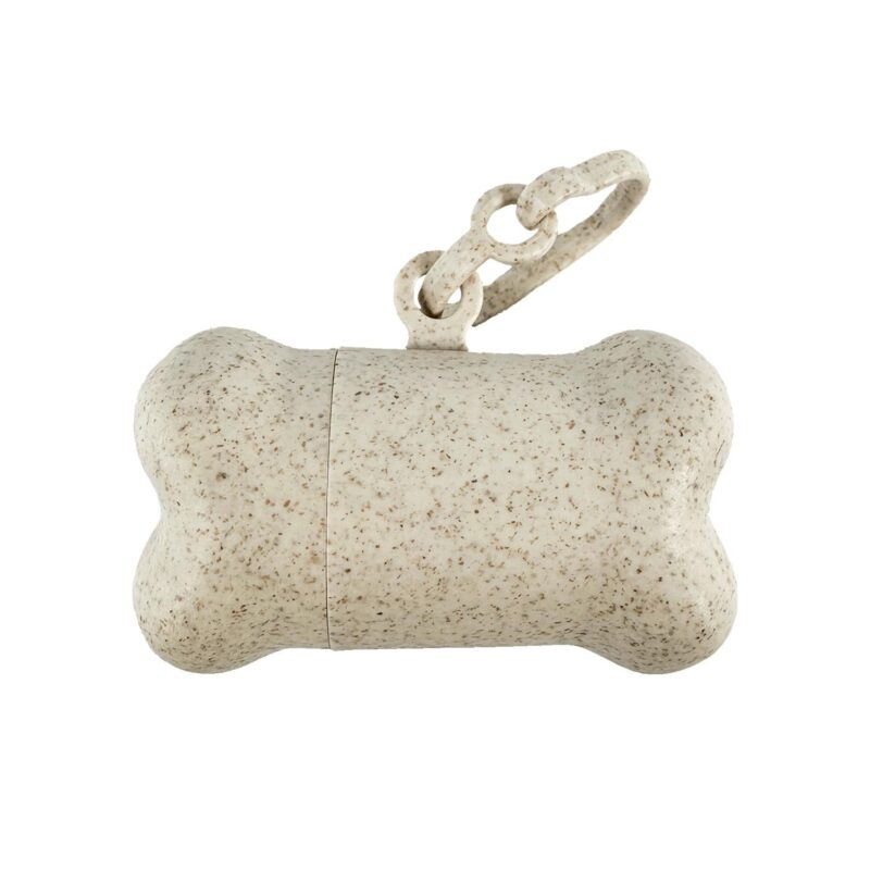 Custom Eco-Friendly Bone Shaped Pet Bag Dispenser with Compostable Bags - 1 Color Imprint - 1