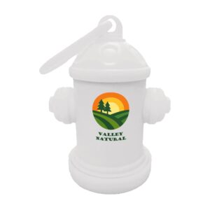 Custom Fire Hydrant Pet Bag Dispenser - Full Color Sticker