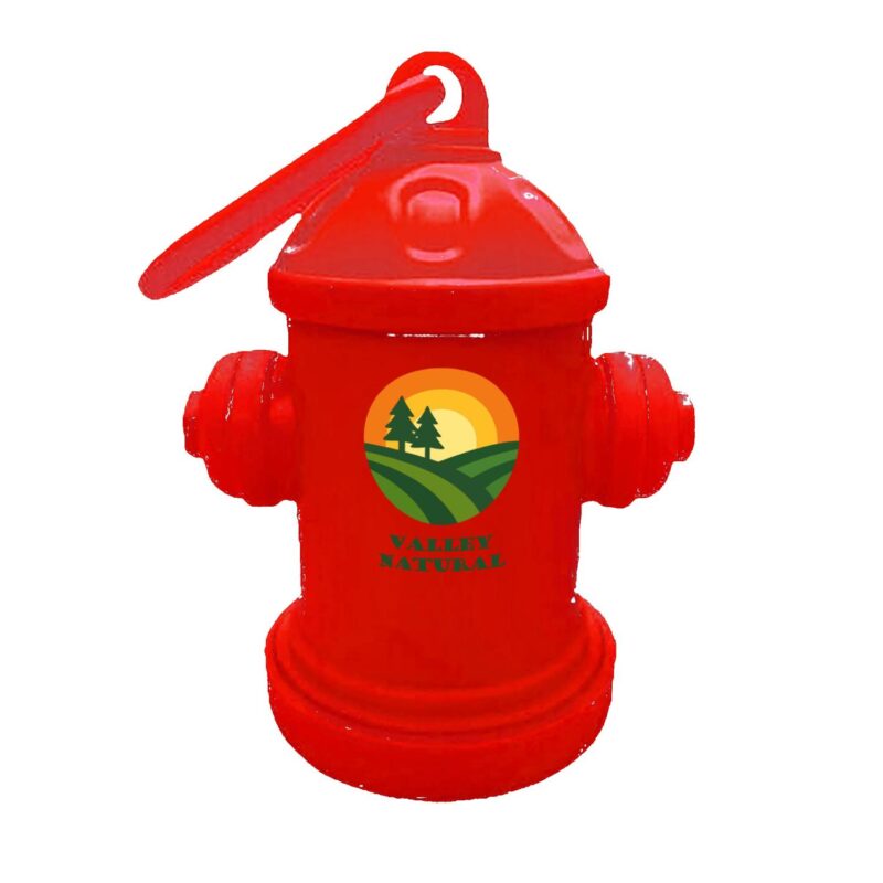 Custom Fire Hydrant Pet Bag Dispenser - Full Color Sticker - 4