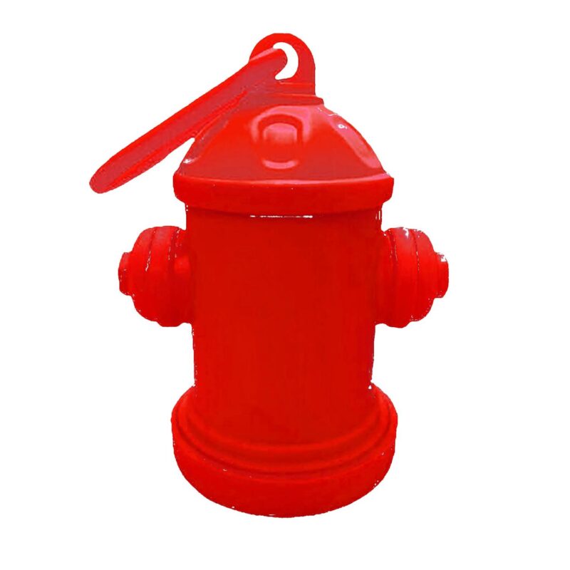 Custom Fire Hydrant Pet Bag Dispenser - Full Color Sticker - 5