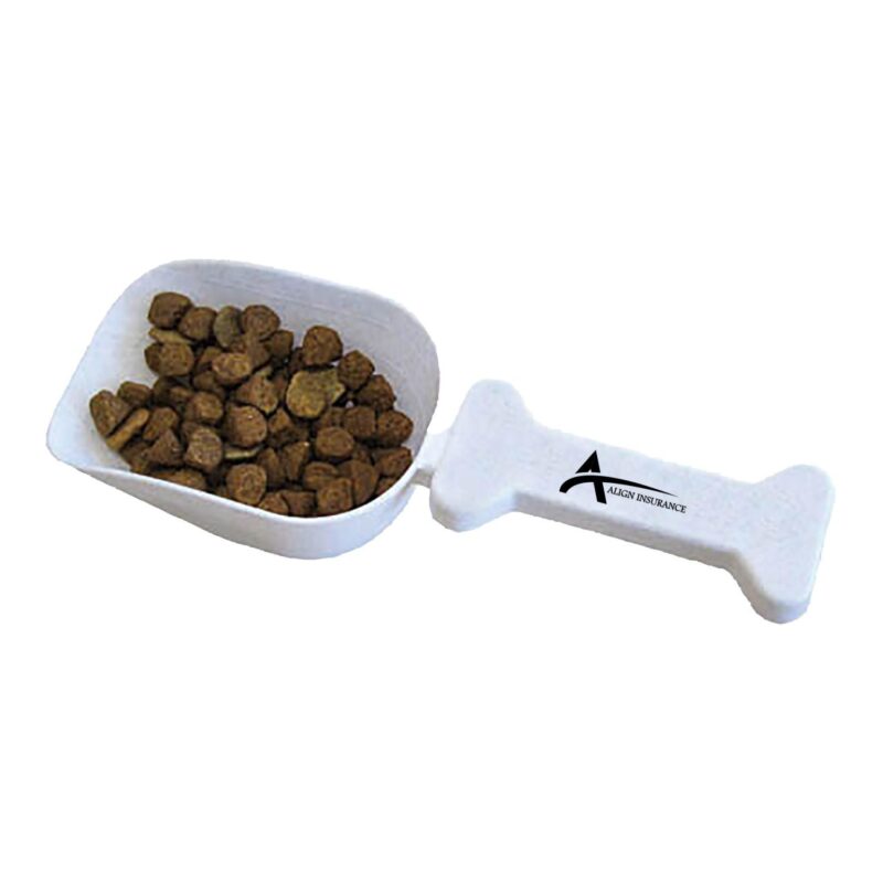 Custom Pet Food Scoop with Bone Shaped Handle