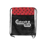 Custom Pet Paw Print Drawstring Pack
