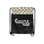 Custom Pet Paw Print Drawstring Pack - 4