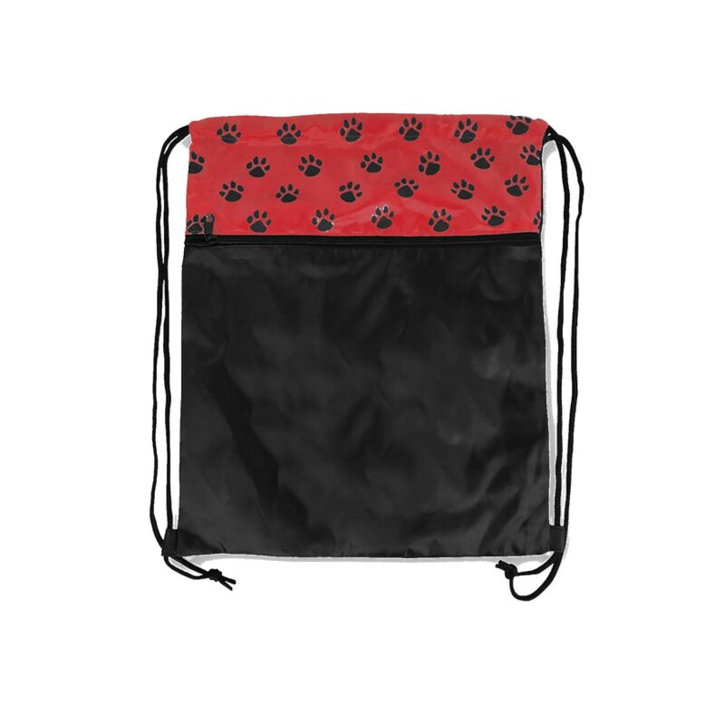 Custom Pet Paw Print Drawstring Pack - 7