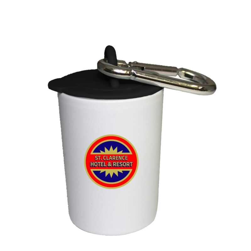 Custom Trash Can Pet Bag Dispenser - Full Color Sticker - 2